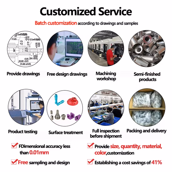 CNC Machining Parts Customized Metal Aluminum Lathe Part Machine Part Turning Part